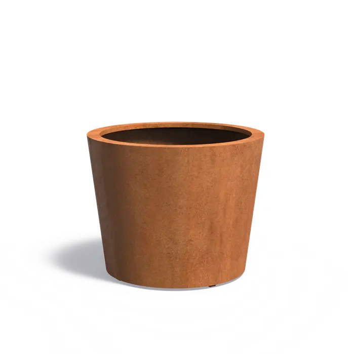 Conic planter corten CC5.1