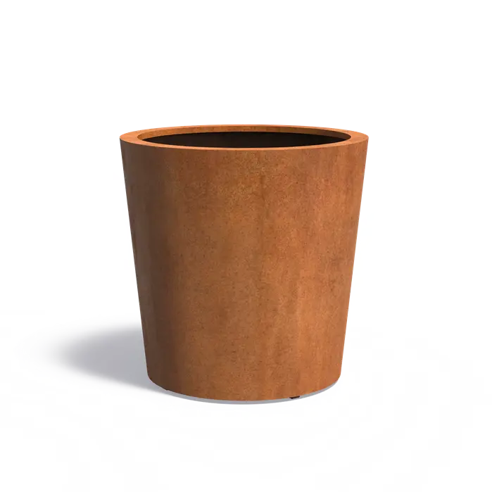 Conic planter corten CC5