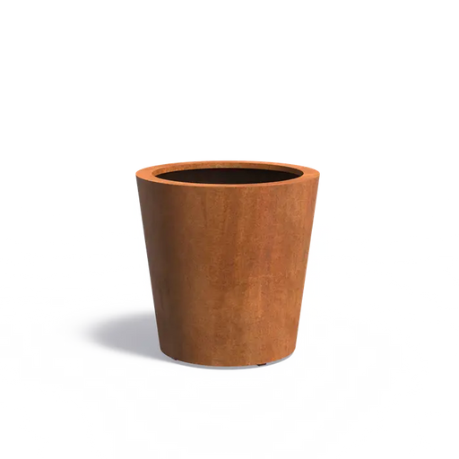 Conic planter corten CC6.1