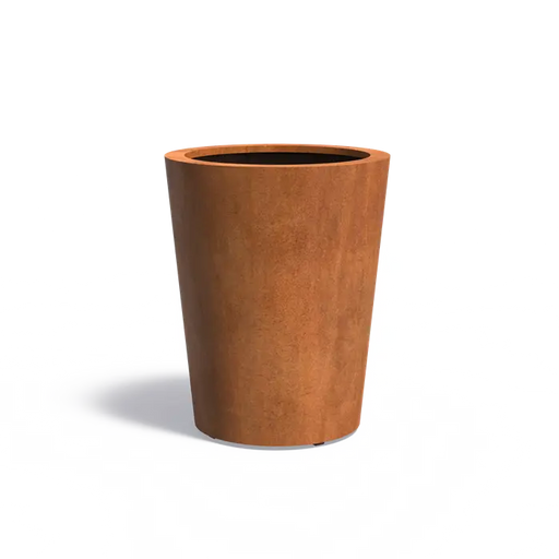 Conic planter corten CC6