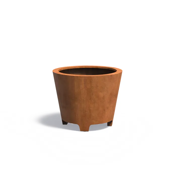 Cortenstaal CONIC met poten CCP5.1