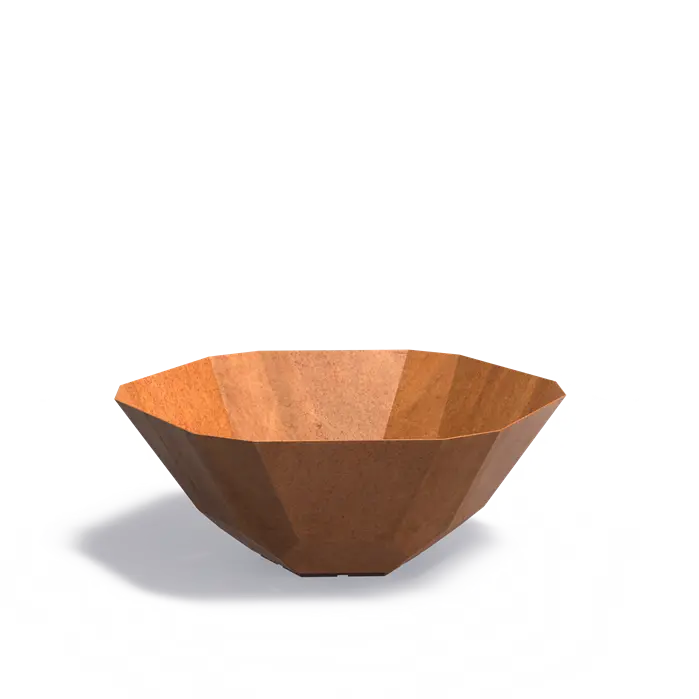 Plantenbak Facet corten CFT1