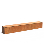 Cortenstaal sokkel met zitting CKW29