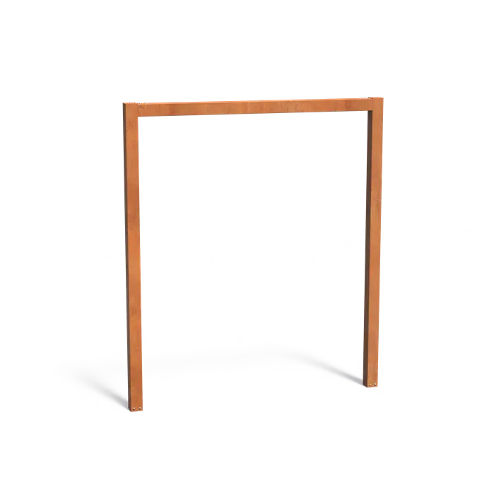 Cortenstaal U-vom pergola 2200x2500