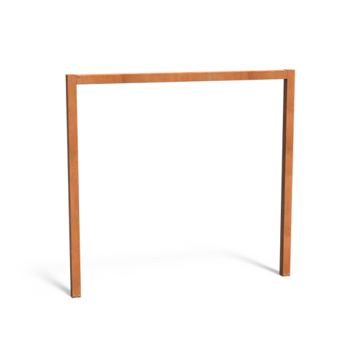 Cortenstaal U-vom pergola 2700x2500