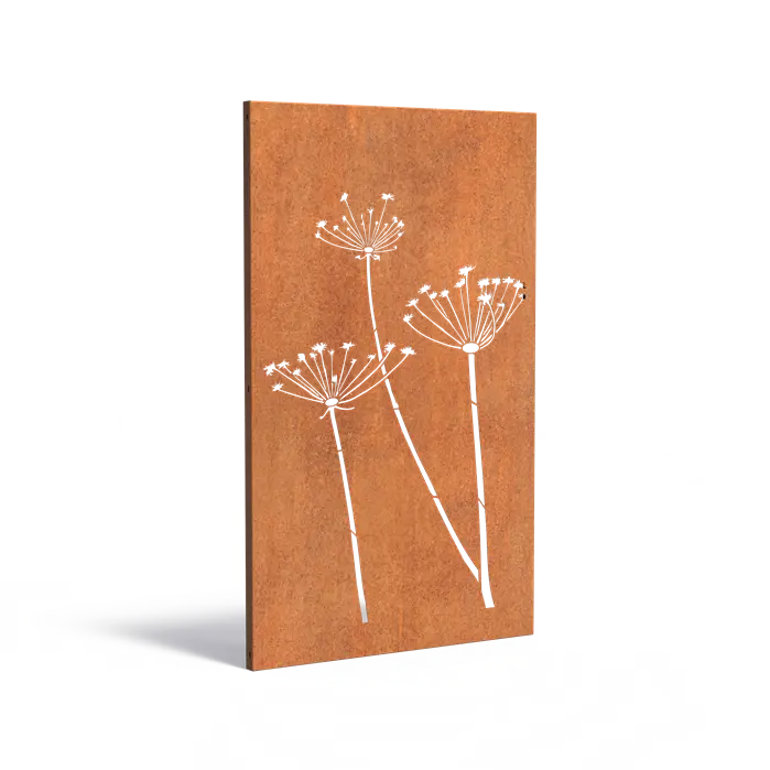 Cortenstaal sfeerpaneel CPN4