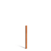 Cortenstaal tuinpaal CPW.50.1500