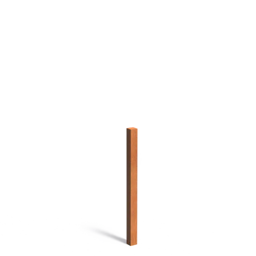 Cortenstaal tuinpaal 200cm