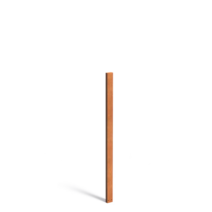 Tuinpaal 100 x 50 x 2000 mm (per stuk) - Cortenstaal