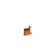 Corten binnenbocht keerwand CRCN2.300.500