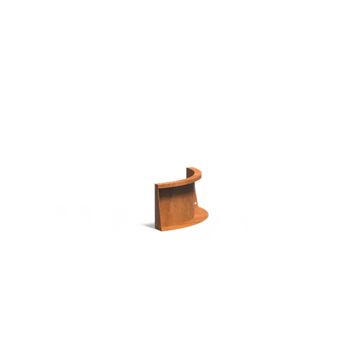 Corten binnenbocht keerwand CRCN2.300.500