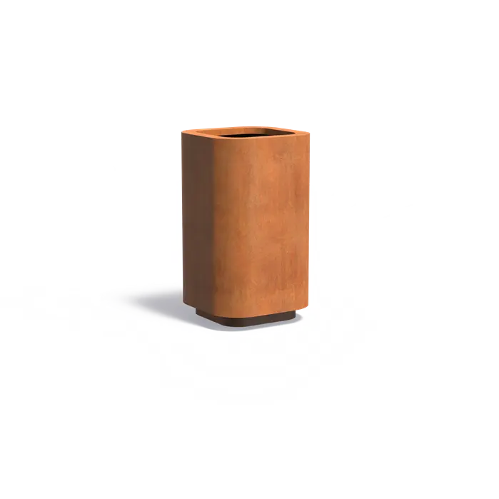 Cortenstaal plantenbak ROHIN | 70 x 70 x 120