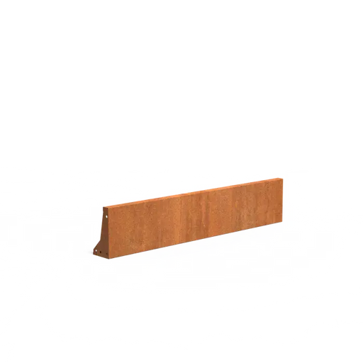 Cortenstaal keerwand smal 200 x 30