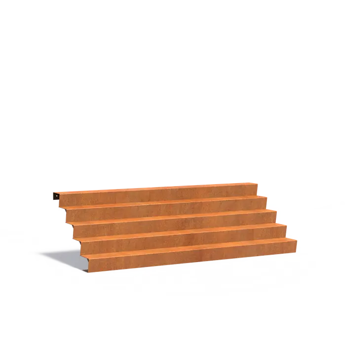 Cortenstaal buitentrap CST5.6