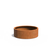Corten plantenbak rond CT4.3