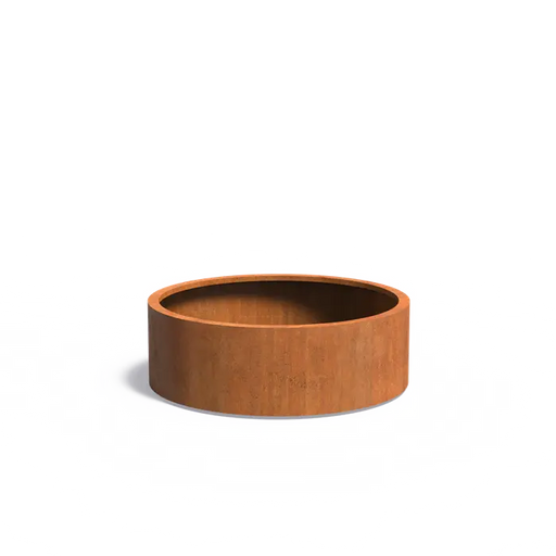 Corten plantenbak rond CT4.3