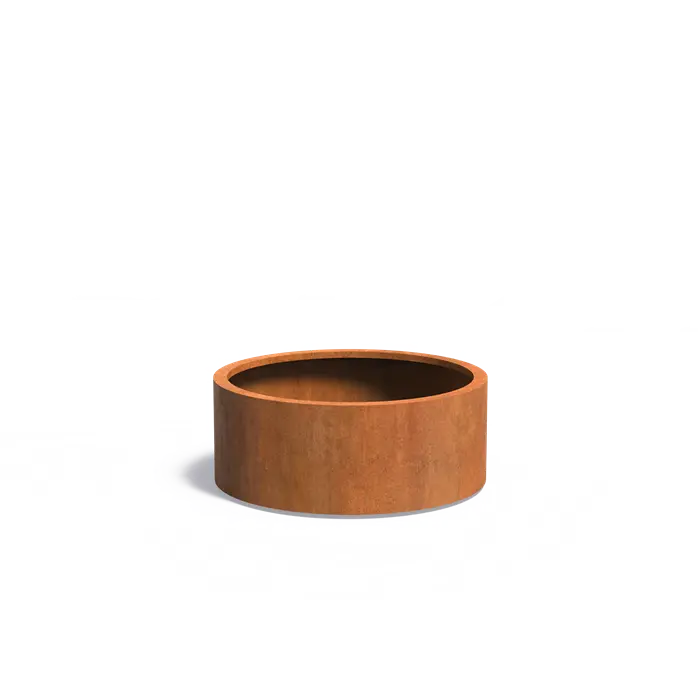 Corten plantenbak rond CT5.3