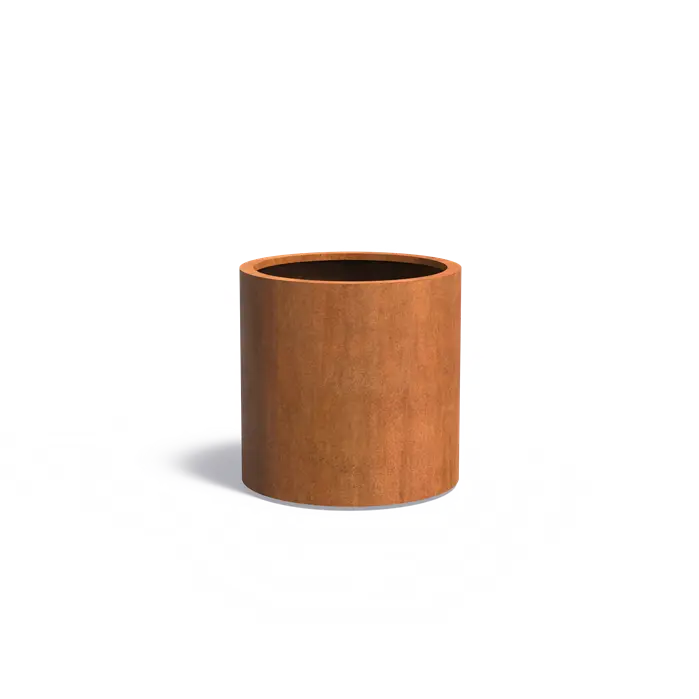 Corten plantenbak rond CT6.1
