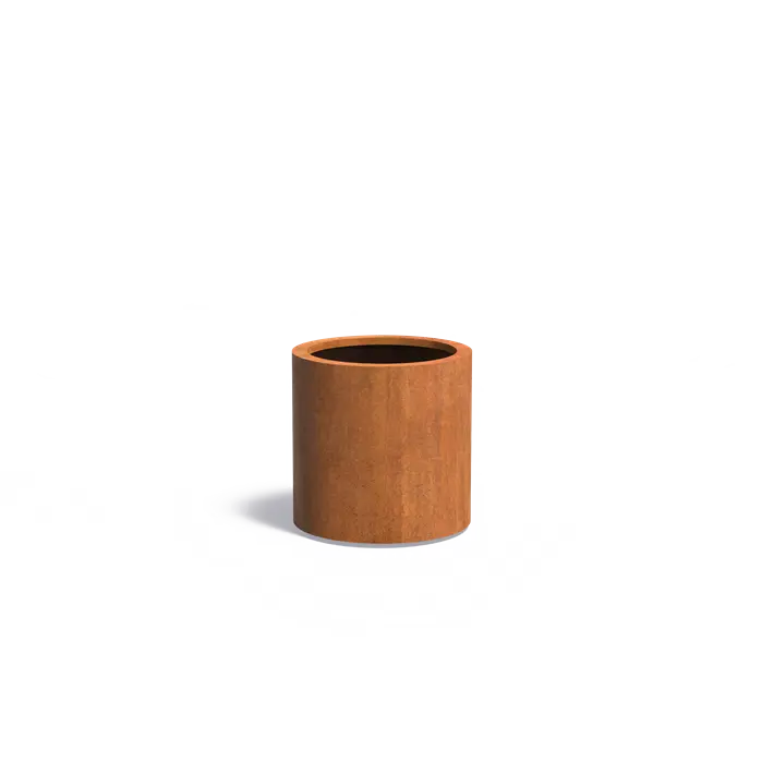Corten plantenbak rond CT8