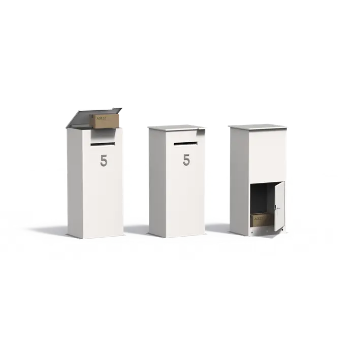 Aluminium brievenbus PCA1