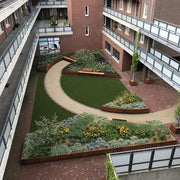 keerwand cortenstaal smalle bovenrand