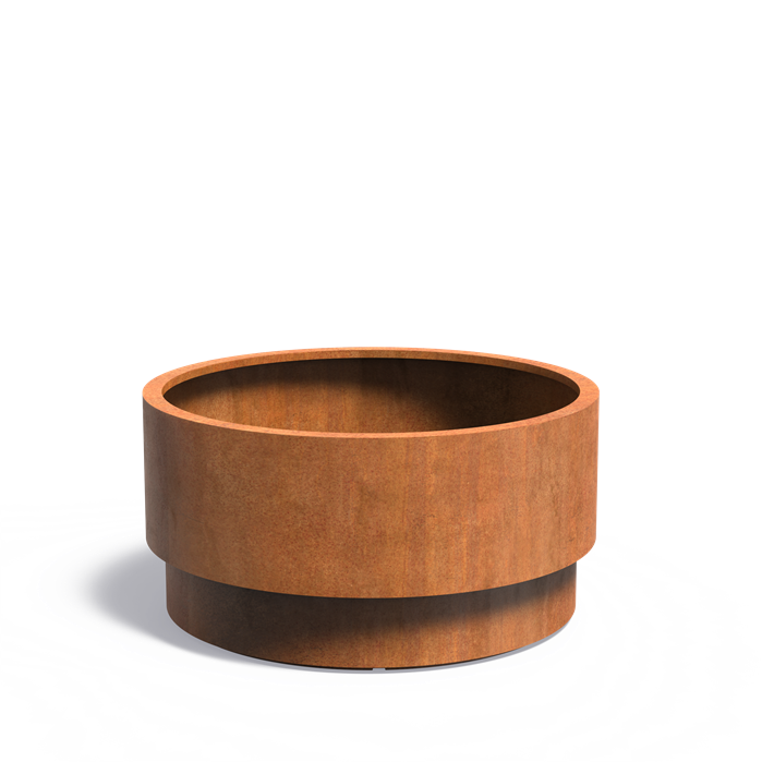 EXTEND Pflanzkübel aus Cortenstahl | ø 120 x 60 cm