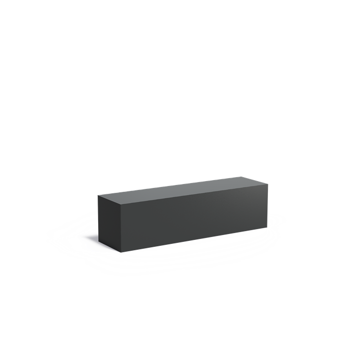 Aluminium sokkel | 150 x 40 x 40 cm