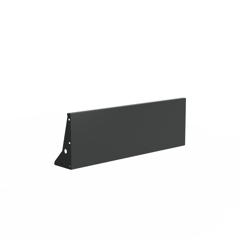 Gecoat stalen keerwand 150 x 25 x 50 cm – recht, smalle bovenrand