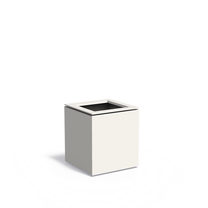 Aluminium-Pflanzgefäß DOMUS - Mit Boden | 55 x 55 x 60 cm