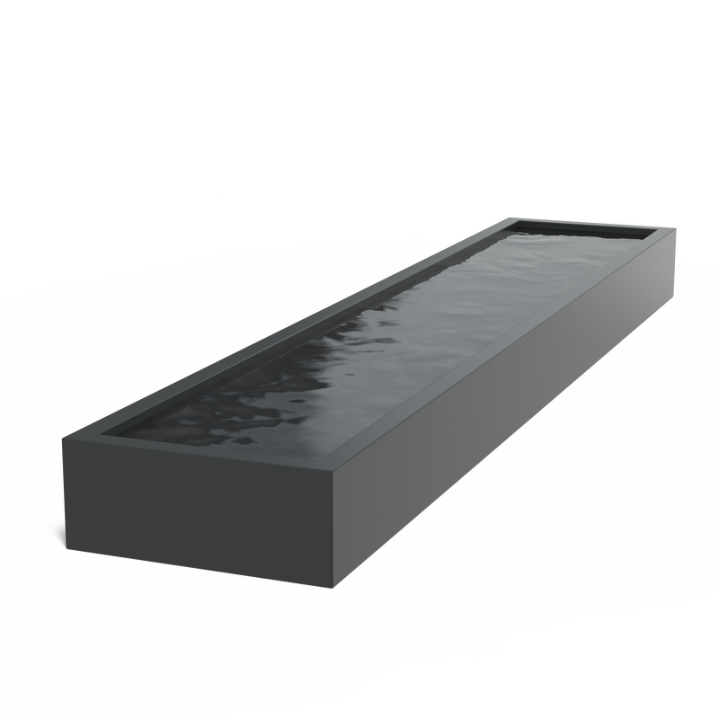Aluminium Fertigteich | 500 x 100 x 40 cm
