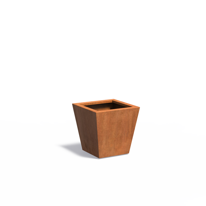 TAP vierkante cortenstaal plantenbak 50x50x50