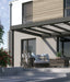 aluminium flatroof veranda 