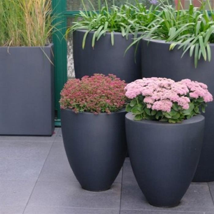 CANNA ronde polyester plantenbak ø72x84 cm