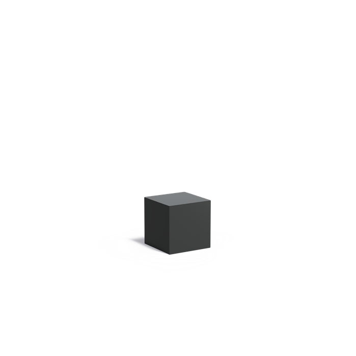 Aluminium sokkel | 40 x 40 x 40 cm