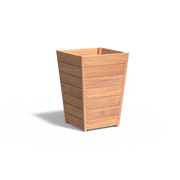 Taps hardhouten plantenbak HO5