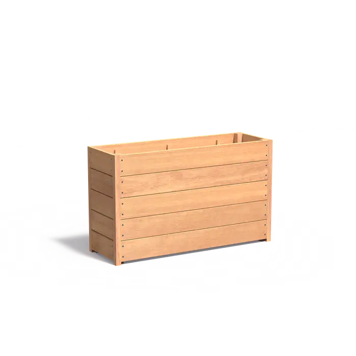 Hardhouten plantenbak CARREZ HS24.2