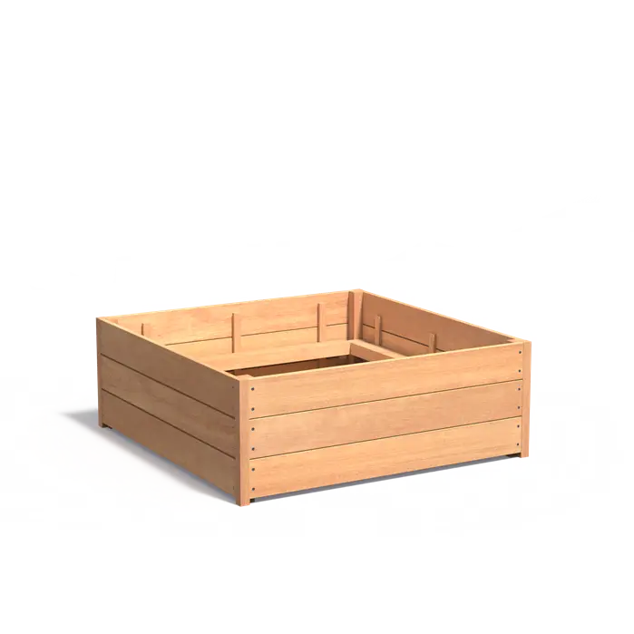 Hardhouten plantenbak Carrez HS4.3