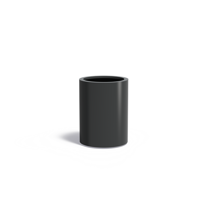 Aluminium-Pflanzgefäß CIRCUM – Mit Boden | ø 60 x 80 cm