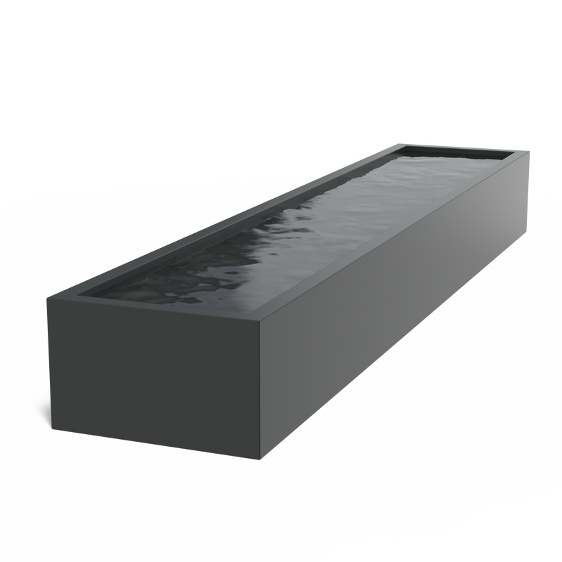 Aluminium kant-en-klare vijver | 500 x 100 x 60 cm