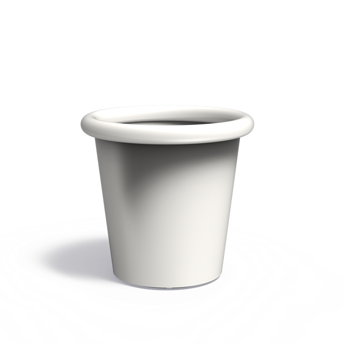 Pflanzkübel TUBE aus pulverbeschichtetem Stahl | ø 100 x 95,5 cm