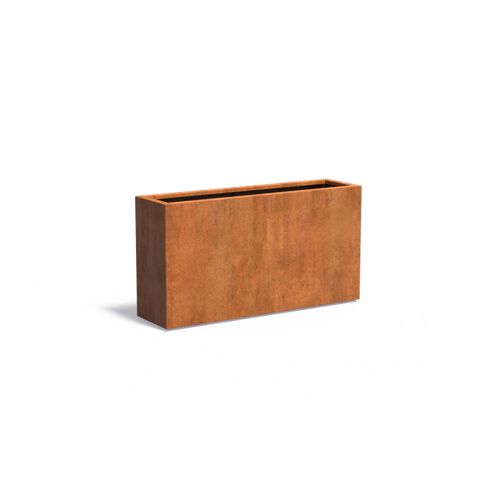CARREZ rechthoekige cortenstaal plantenbak 150x40x80