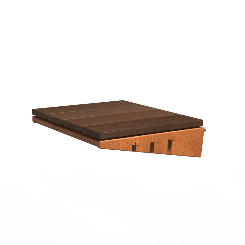 DAMM werkblad bamboe 40×50×13 cm - buitenkeuken