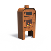 GAP pizzaoven - buitenhaard cortenstaal