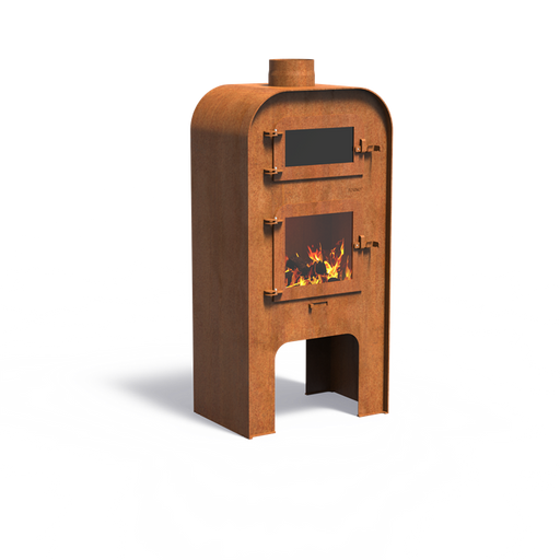 GAP pizzaoven - buitenhaard cortenstaal