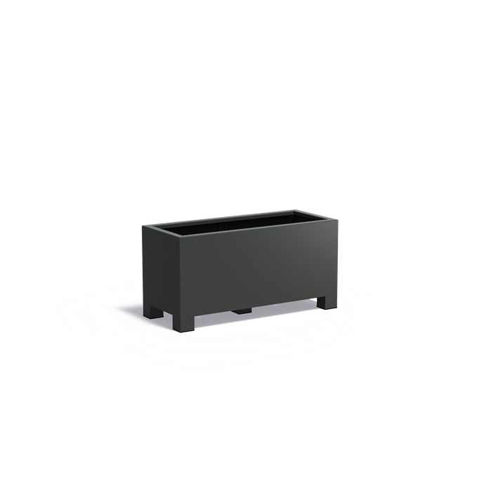 CARREZ aluminium plantenbak 120x50x60 cm met poten