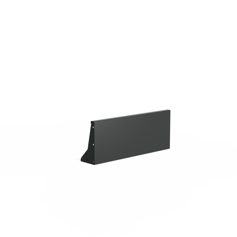 Stahl-Stützwand pulverbeschichtet – Gerade | 100 x 20 x 40 cm