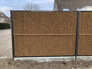 Kokowall scherm met IPE080 paal corten
