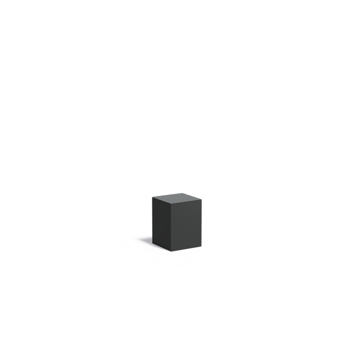 Aluminium sokkel | 30 x 40 x 40 cm