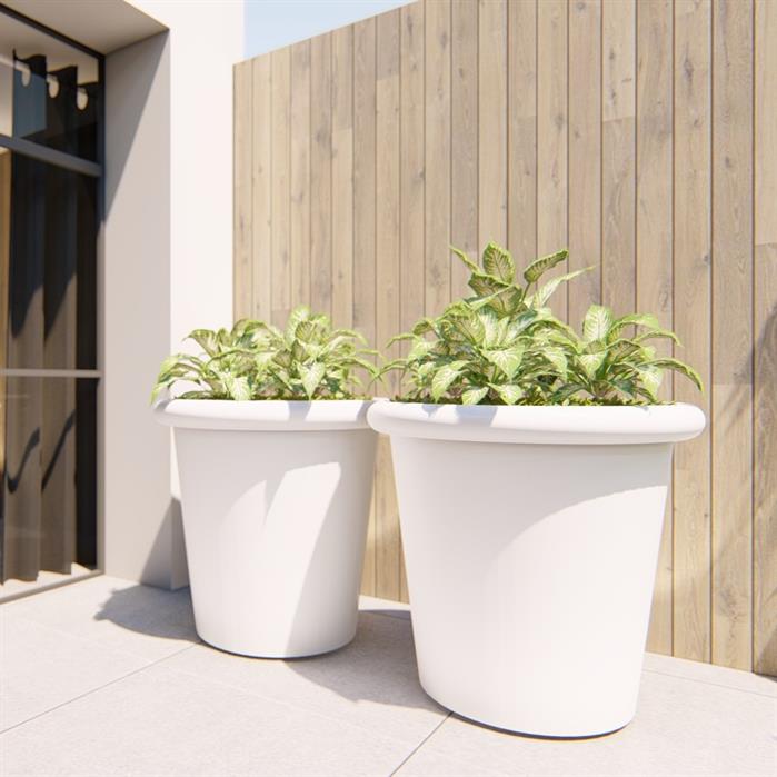 Gecoat staal plantenbak Tube ø 80 x 75 cm