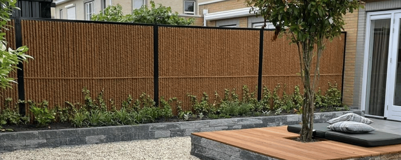 Kokowall geluidsscherm gecoat frame